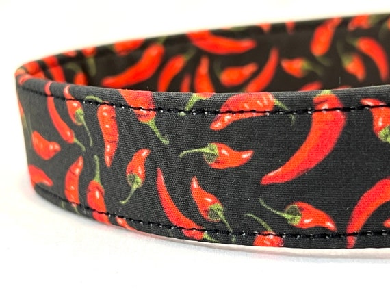 Red Chili Peppers Dog Collar for Boy, Girl
