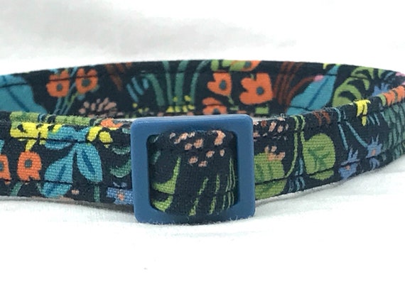 Rifle Paper Co. Cat Collar - Navy Blue English Garden - Breakaway
