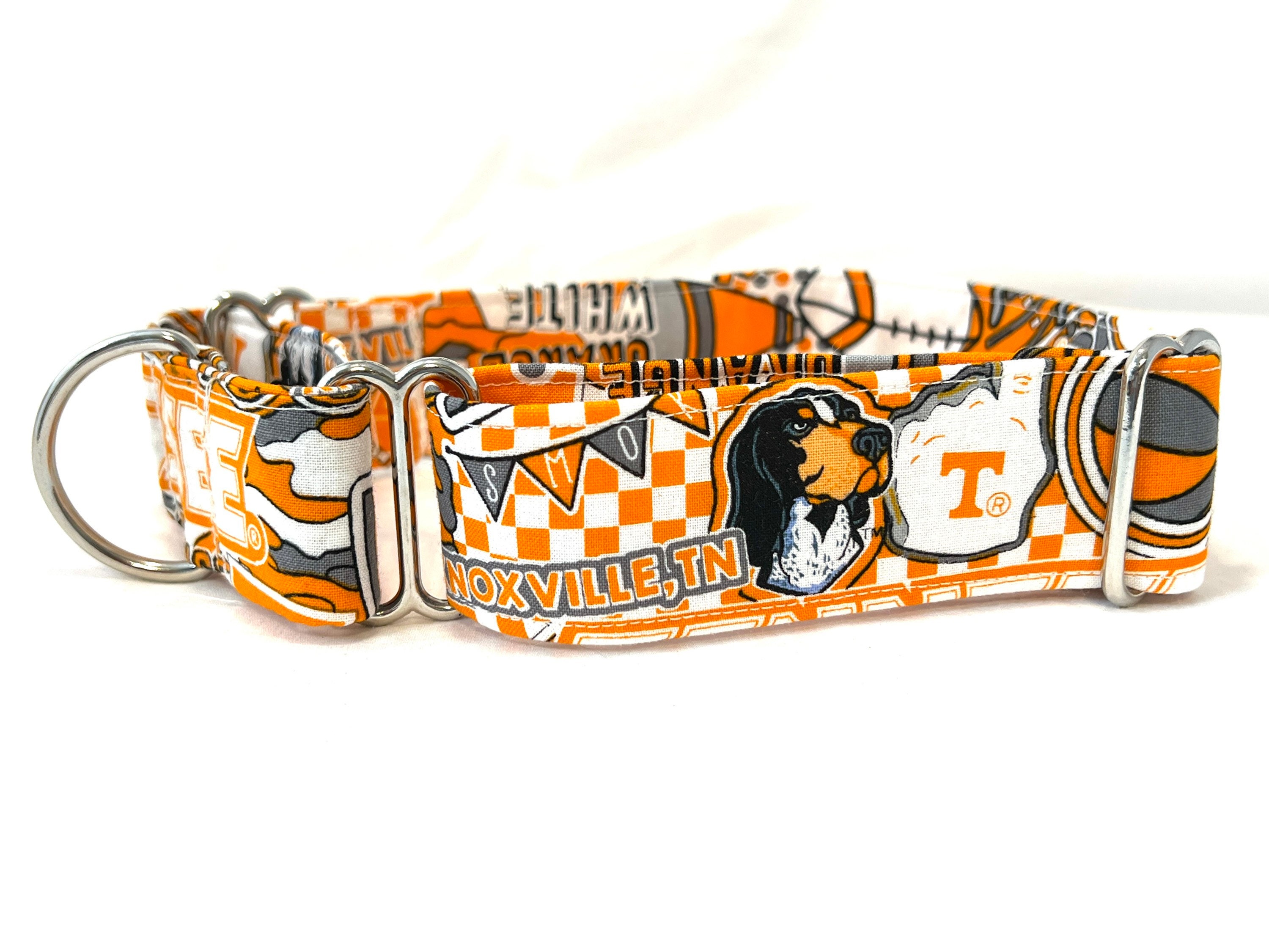  Tennessee Volunteers Ribbon Dog Collar - Large : Pet Supplies