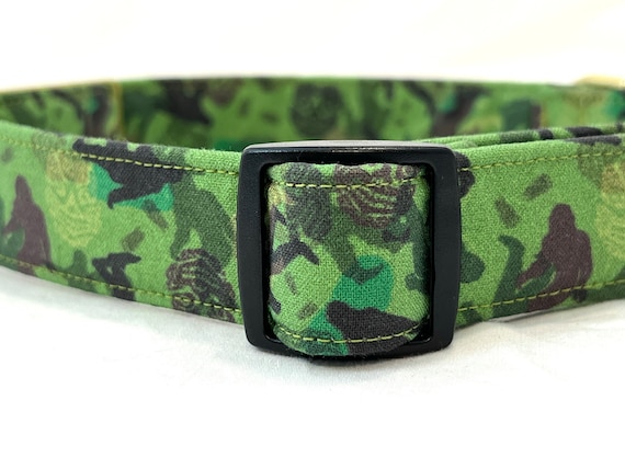 Camo Dog Collar - Bigfoot- Sasquatch - Skunk Ape - Camouflage