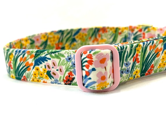 Rifle Paper Co. Dog Collar - Breezy Meadow Flowers - Multicolors