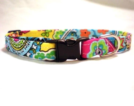 Breakaway Cat Collar for Boy, Girl - Yellow Springtime in Paris
