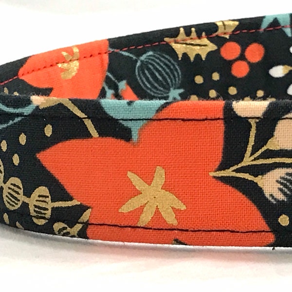 Rifle Paper Co - Christmas Dog Collar For Boy, Girl - Poinsettias