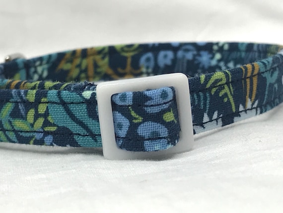 Rifle Paper Co. Cat Collar - Blue English Garden - Breakaway
