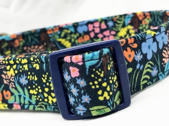 Rifle Paper Co. Dog Collar - English Garden Navy Blue