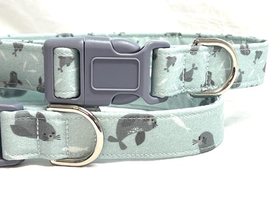 Florida Manatees Dog Collar for Boy Girl- Beach, Ocean, Sea Creatures- Xsmall Small Medium Large XL