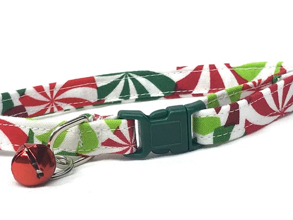 Christmas Cat Collar for Boy Girl - Peppermint Candy
