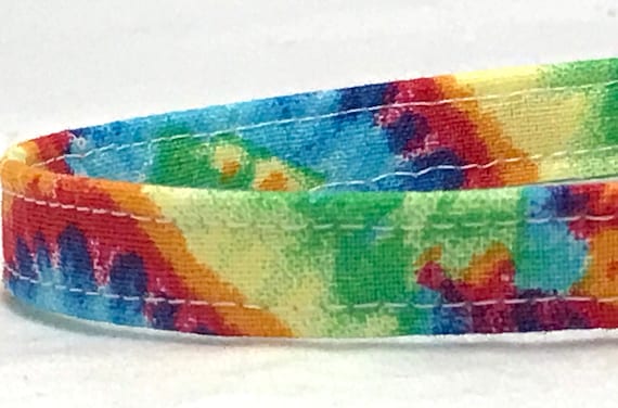 Tie Dye Cat Collar for Girl, Boy - Breakaway - Bright Colors