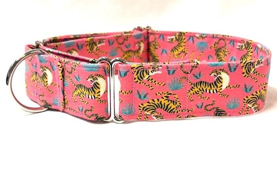 Classic Martingale Dog Collar - Fierce Tigers