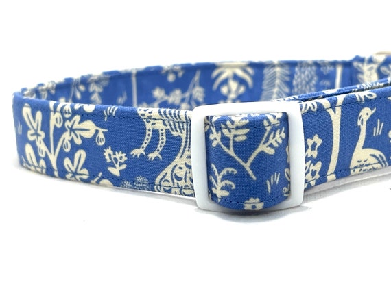 Rifle Paper Co. Dog Collar - Blue Toile