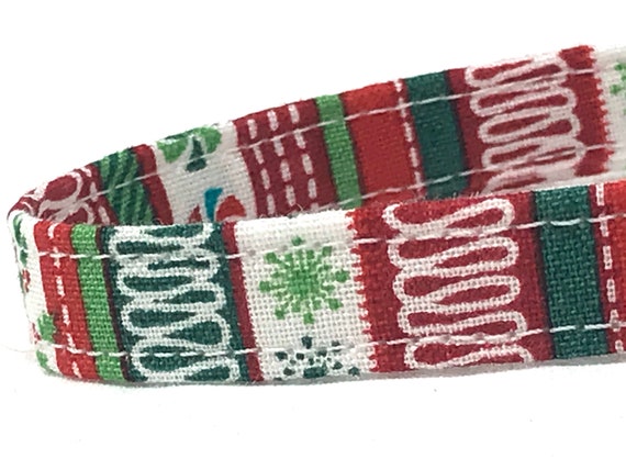 Christmas Cat Collar for Boy Girl - Christmas Candy Stripes