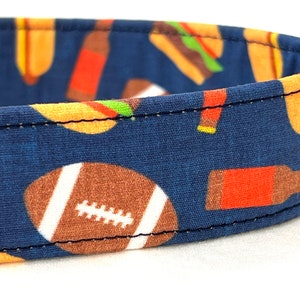 Football Tailgating Dog Collar for Boy Girl - Fall Autumn Dog Collar