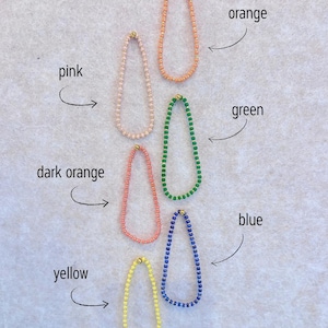 Handmade Beaded Bracelet, Tarnish Resistant Jewelry, Gold Plated Glass Beads, Colorful Stackable Jewelry