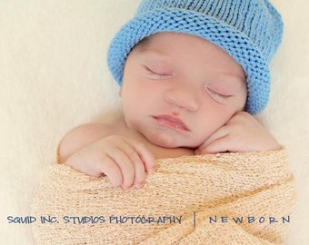 Blueberry Hat, Knit Cotton Fruit Baby Hat great photo prop