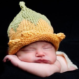Baby Flower Fairy Hat Pattern, knit, Boston Beanies image 4