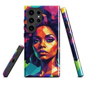 Afro Queen - Stoere case voor Samsung®