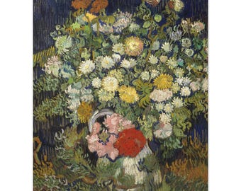 Bouquet of Flowers in a Vase Fine Art Poster