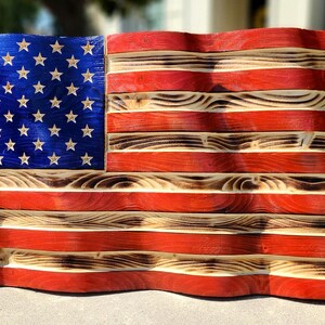 Wavy American Flag