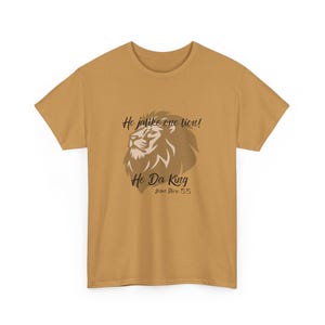Lion King Hawaii Pidgin Scripture Tee - Christian Gift image 2
