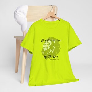 Lion King Hawaii Pidgin Scripture Tee - Christian Gift image 5