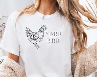 Lustiges Huhn Shirt, Hofvogel Huhn Shirt, süßes Huhn Liebhaber Shirt, lustiges Bauernhaus T-Shirt für Hühnerliebhaber, Hinterhof Huhn Liebhaber Geschenk