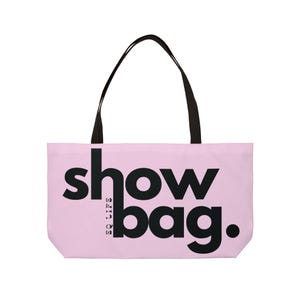 COLORFUL WEEKENDER Show Tote Bag for Equestrians - Horse Lover Travel Bag, Weekender Bag, Large Canvas Carryall, Overnight Tote