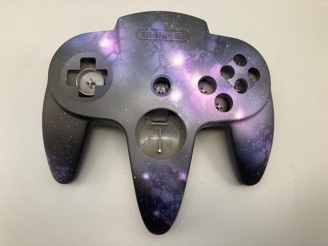 N64 Deep Space Airbrushed Shell - Etsy