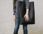 Black Oversized Giant Tote Bag, Patkas Giant bag Original