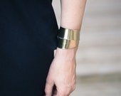 Gold  metallic Leather  Double Wrist Wrap, Gold bracelet