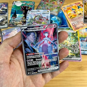 Pokémon Cards | Cartas Pokémon Decorativas | Réplica TCG Tamaño Real para la Nevera | Regalo Pokémon Imán