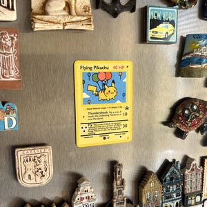 Aimant carte Pokémon | Aimant de réfrigérateur | Aimant cadeau de collection | Cadeau pour joueur