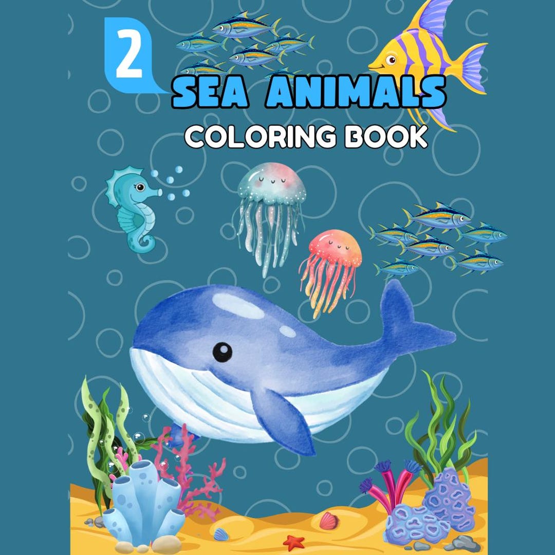 Coloring Book PDF | Printable Coloring Pages for Kids | A4 Instant ...