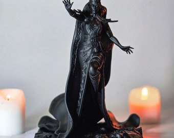 The Morrigan Statue | Celtic Goddess of War & Magic | Pagan Altar Decor | Irish Mythology Figurine