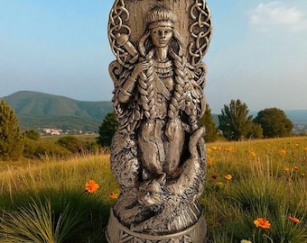 Freya Statue | Freyja Norse Goddess Figurine | Viking Pagan Altar Sculpture | Fertility, Love & Magic