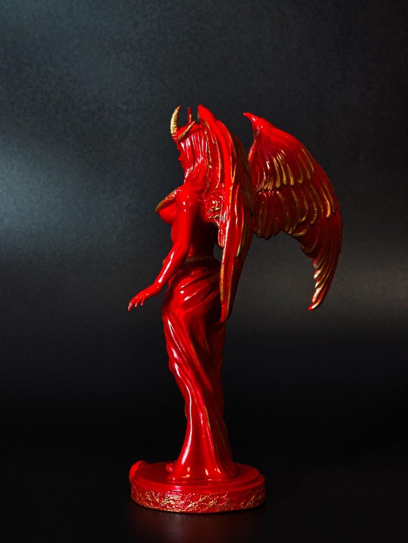 Lilith Goddess Statue - Demoness Pagan Decor for Lilith Altar image 6