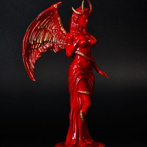 Lilith Goddess Statue - Demoness Pagan Decor for Lilith Altar image 2