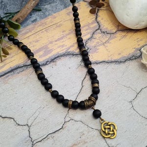 Tibetan Endless Knot Pendant | Eternity & Circle of Life Necklace | Infinity Symbol | Buddhist Jewelry