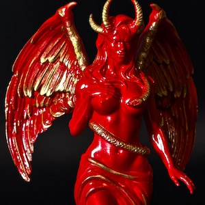 Lilith Goddess Statue - Demoness Pagan Decor for Lilith Altar image 1