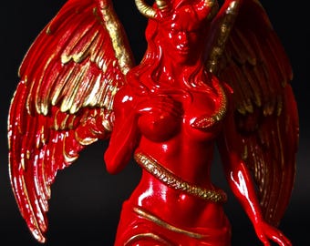 Lilith Goddess Statue - Demoness Pagan Decor for Lilith Altar