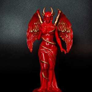 Lilith Goddess Statue - Demoness Pagan Decor for Lilith Altar image 9