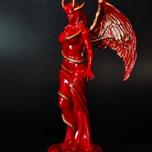 Lilith Goddess Statue - Demoness Pagan Decor for Lilith Altar image 7