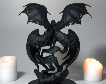 Handmade Lucifer Figurine: Unique Devil Statue, Home Decor - Etsy Handmade Lucifer Figurine: Unique Devil Statue, Home Decor - Etsy