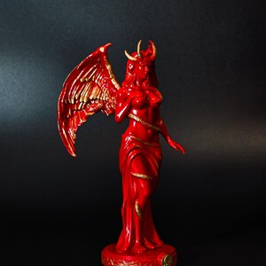 Lilith Goddess Statue - Demoness Pagan Decor for Lilith Altar image 5