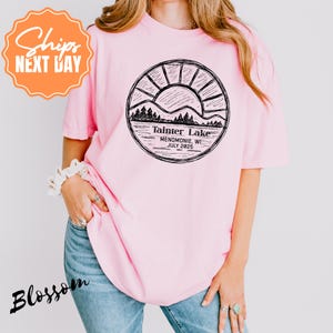 Comfort Color Family Lake Shirt, Custom Cabin Trip Shirt, Fishing Vacation Tee, Reunion Camping Shirt, Summer Outdoor Shirt