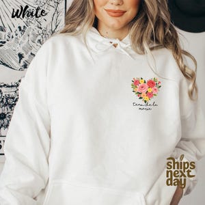 Cozy EVJF Sweatshirt – Team Bride Hoodie, Personalized Bride Crewneck, Heart Logo Long Sleeve, Wedding Party Gift, Bachelorette Outfit