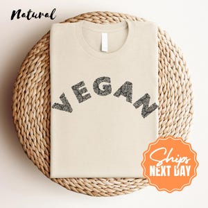 Comfort Color Vegan Shirt, Vegan T Shirt for Animal Lovers, Positive Inspiration Tee, Plant Powered Shirt, Ethical Vegan Gift, Veggie Shirt