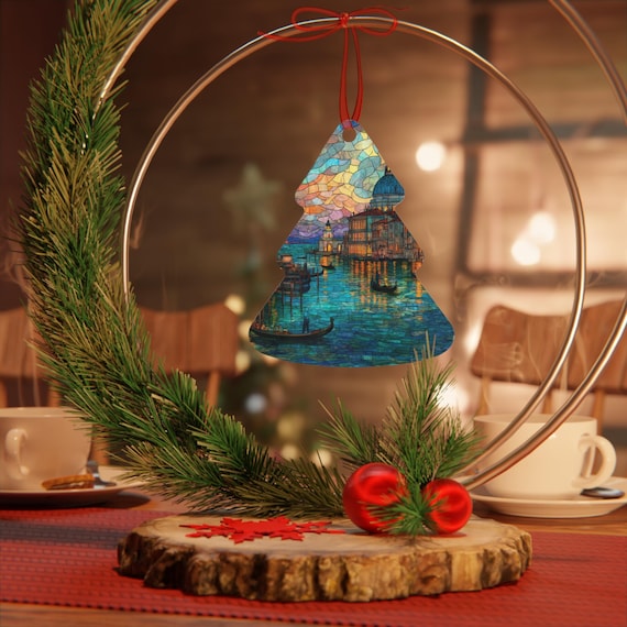 ヴェネツィアのオーナメント | ステンドグラス風イタリアのクリスマス