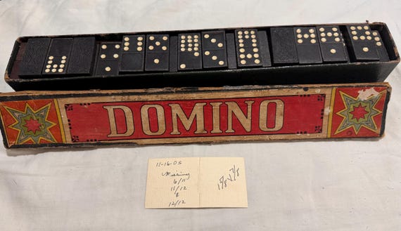 Vintage Halsam Dominos from the 1940s