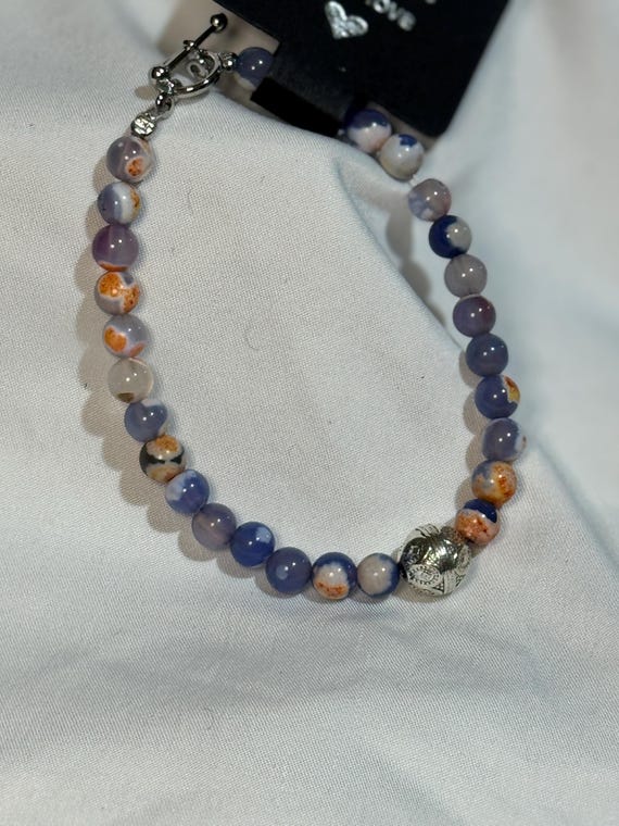 Bracelet- Natural Fire Agate