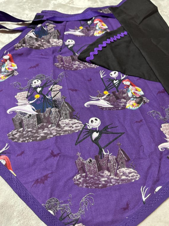 Apron Nightmare Before Christmas Style 1 retro 1950 style apron